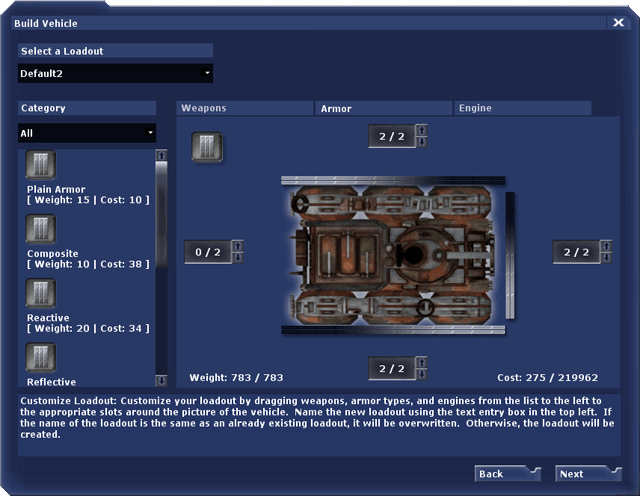 vehicle armor screen