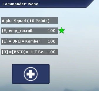 squad screen